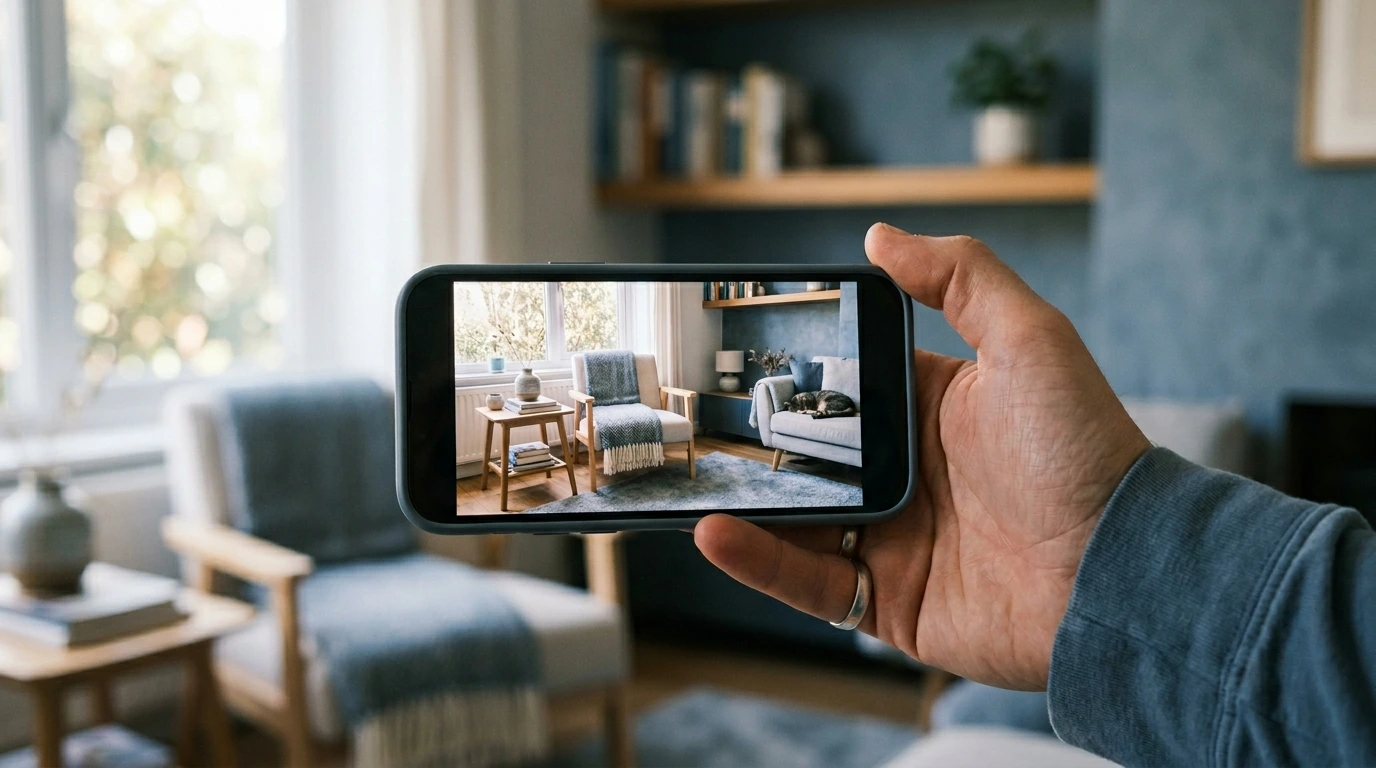 Visualisation de la levée de doute vidéo sur smartphone