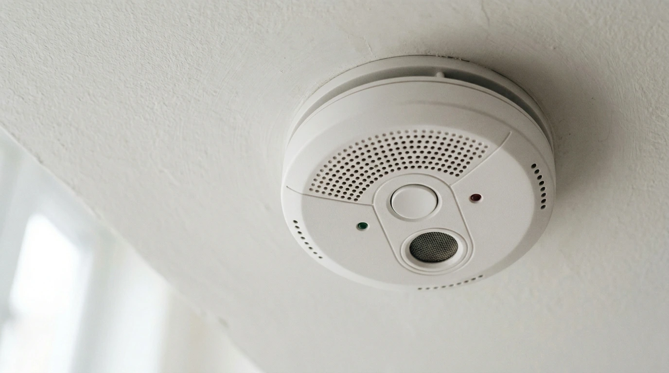 Détecteur de fumée et de monoxyde au plafond