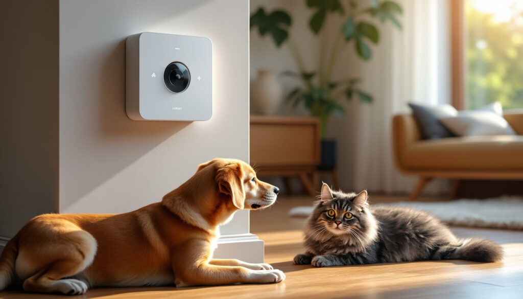 découvrez comment les détecteurs d'alarme « pet-immune » protègent votre maison tout en évitant les fausses alertes causées par vos animaux de compagnie.