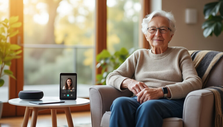 Téléassistance senior à domicile : solutions et aides