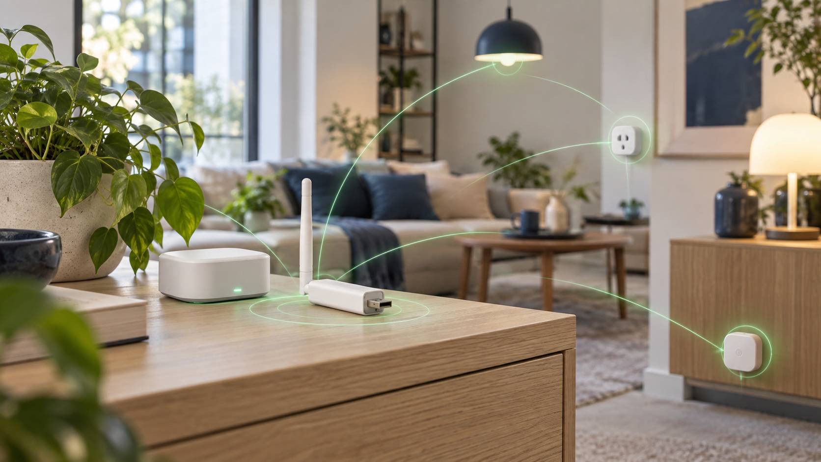 Illustration éditoriale du sujet : Profitez de l'offre : le dongle Zigbee Sonoff compatible Matter à seulement 20€