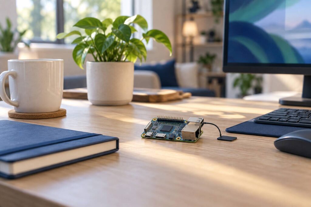Illustration éditoriale du sujet : Raspberry Pi Zéro 2 W : À la découverte du nanocompagnon le plus rapide et puissant jamais conçu